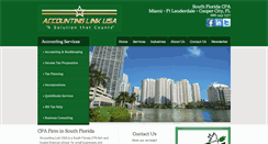 Desktop Screenshot of accountinglink-florida.com